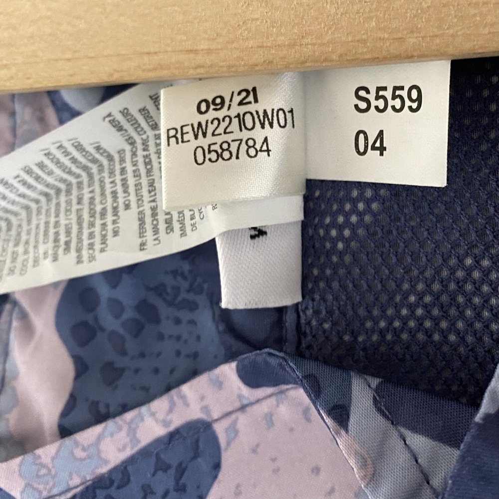 Reebok Camo Quarter-Zip Windbreaker Jacket Women's Large‎ Purple Pink Pullover - Picture 7 of 13